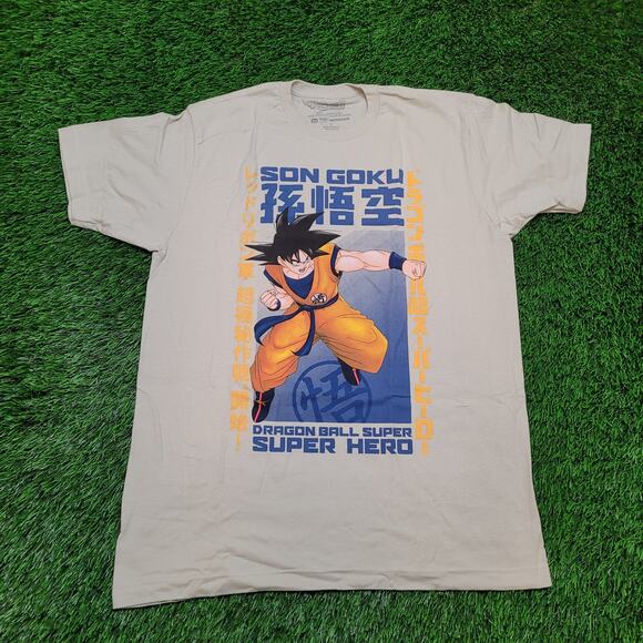 Dragon Ball Super: Super Hero Son Goku T-Shirt Mens Large DBZ - Picture 1 of 5